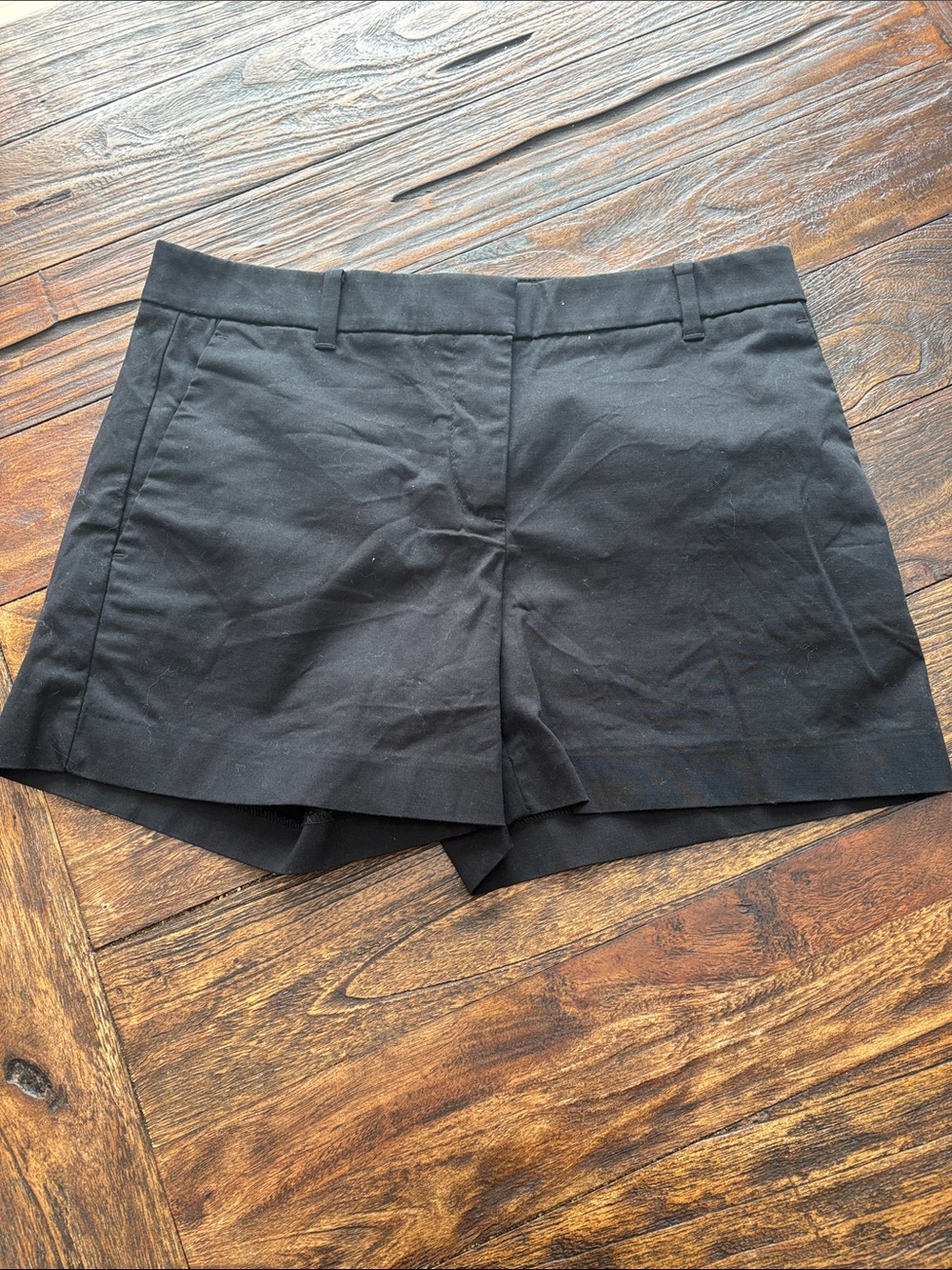 Ann Taylor Black High Waist Dress Shorts